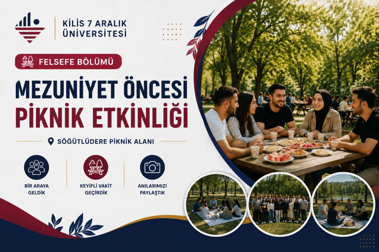 Felsefe Bölümü Öğrencileri Mezuniyet Öncesi Piknik Etkinliğinde Bir Araya Geldi